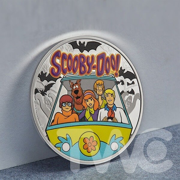 Barbados. 1 Dollar 2021 Scooby-Doo, 1/2 Oz (.999) Proof  (Ingen mindstepris)