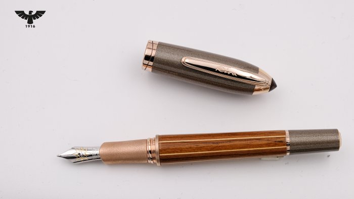 Tibaldi - Riva - Roman Bronze - 18K Gold Nib - (Limited Edition/500) - Fyldepen