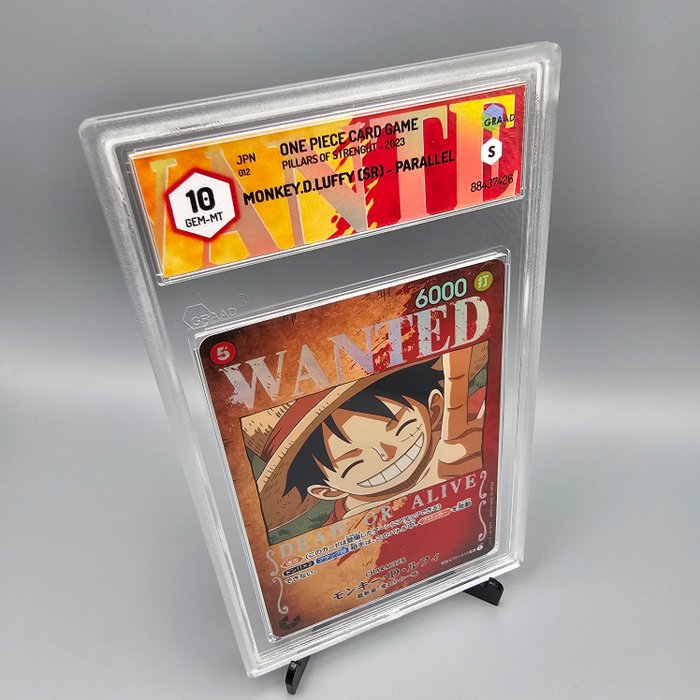 Monkey.D.Luffy SP [Wanted] ST01-012 SR Graded card - Graad 10