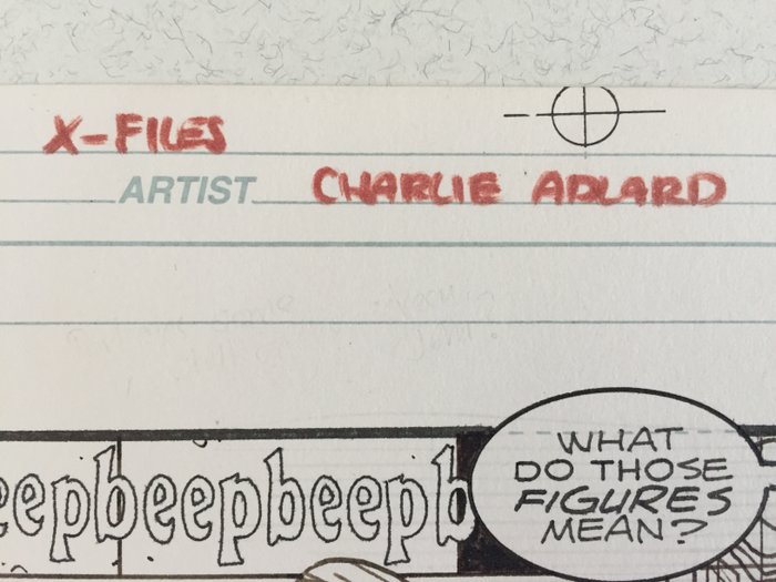 Charlie Adlard - 1 Original page - X-Files - Fox Mulder  Dana Scully, Expediente-X