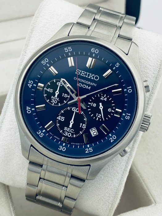 Seiko - Chronograph - Date - Ingen mindstepris - 4T53-00B0 - Mænd - 2011-nu