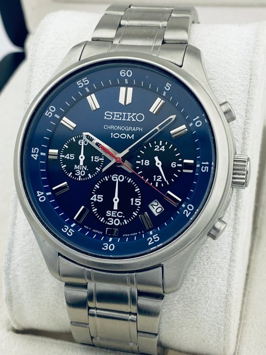 Seiko - Chronograph - Date - Ingen mindstepris - 4T53-00B0 - Mænd - 2011-nu