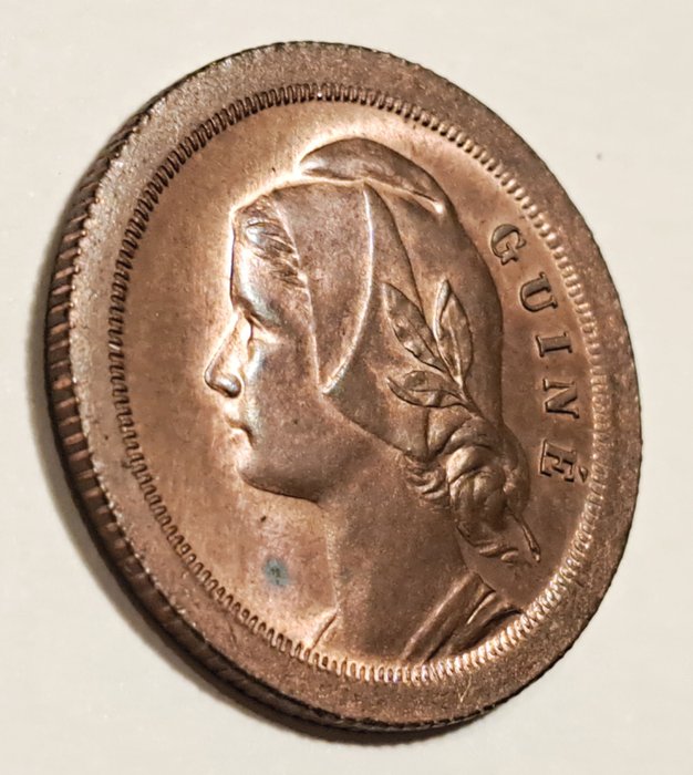 Portugisisk Guinea. Republic. 20 centavos -1933  (Ingen mindstepris)