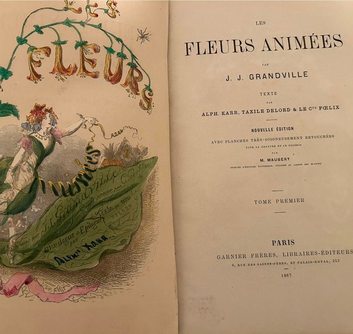 Grandville - Les Fleurs animees - 1867