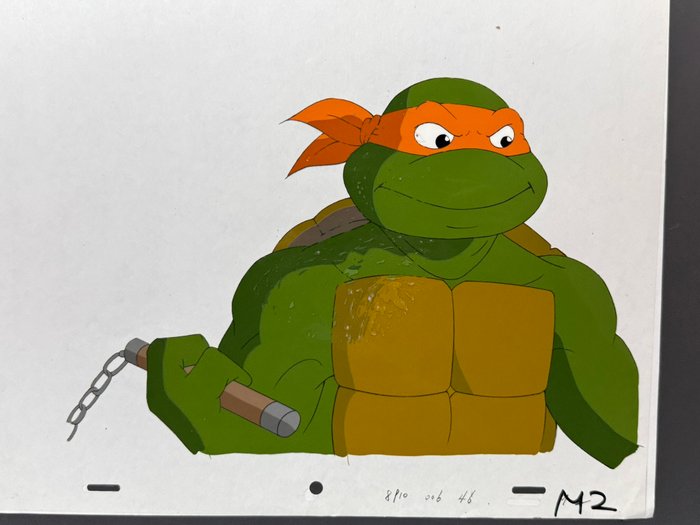 Murakami-Wolf-Swenson - 1 Original animationscelle, nærbillede i stor størrelse - Teenage Mutant Ninja Turtles (1987/1996)