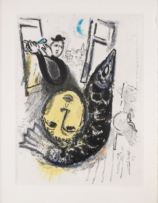 Marc Chagall (1887-1985) - De Mauvais Sujets, Plate nr. 3