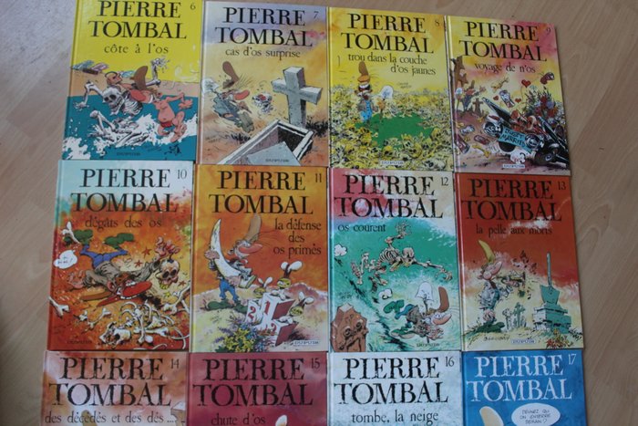 Pierre Tombal T6 à T17 - 12x C - 12 Album - Første udgave - 1989/1999