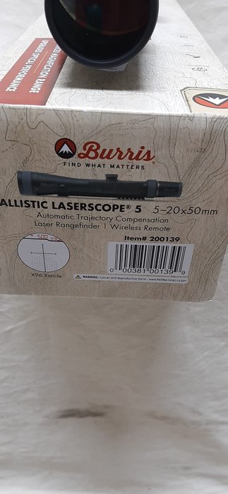 Riffelsigte - 2020+ - BURRIS ballistic laserscope 5