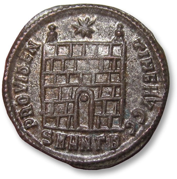 Romarriket Constantine I (AD 306-337) Follis Antioch mint 326-327 AD - mintmark SMANTB - Ex CNG 2011