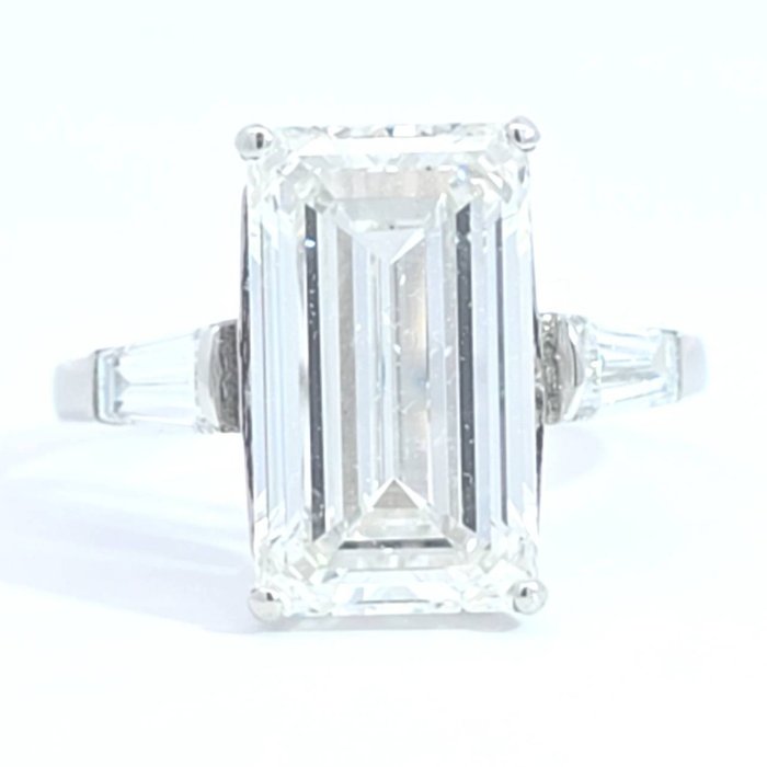 Ring Platin -  590ct tw Diamant (Laboratoriedyrket) - Diamant