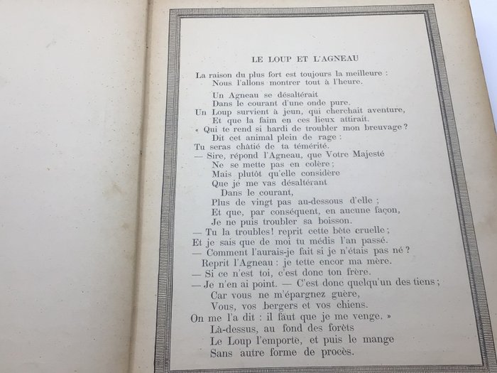 Anom - Les Fables de La Fontaine pour Bebe - 1890