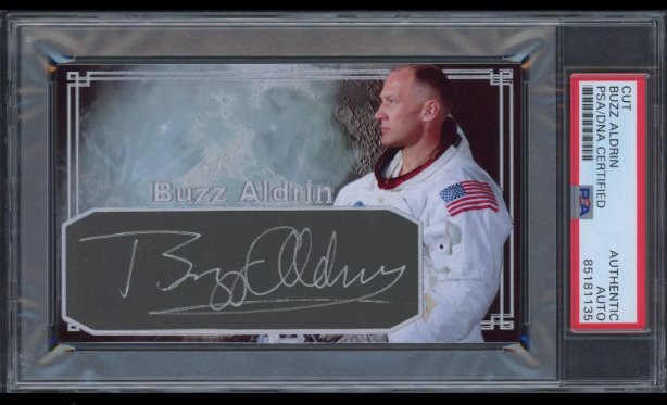 USA - Apollo 11 - Buzz Aldrin - Autograph Cut Custom Card - 1990-2000