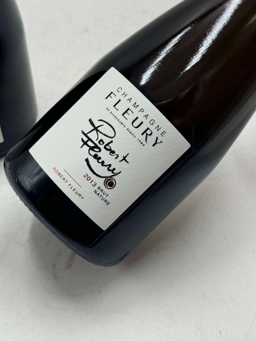 2013 Fleury, Robert Fleury Brut Nature - Champagne Brut Nature - 2 Flasker (0,75 L)