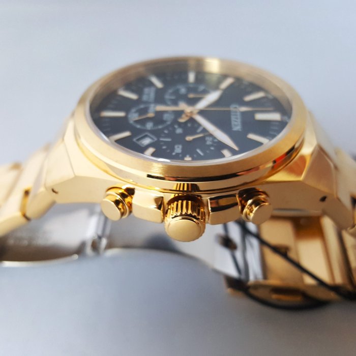 Citizen - Chronograph - Multifunction - Gold - Ingen mindstepris - Mænd - Ny