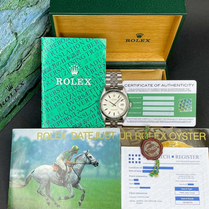 Rolex - Datejust - 1601 - Unisex - 1973