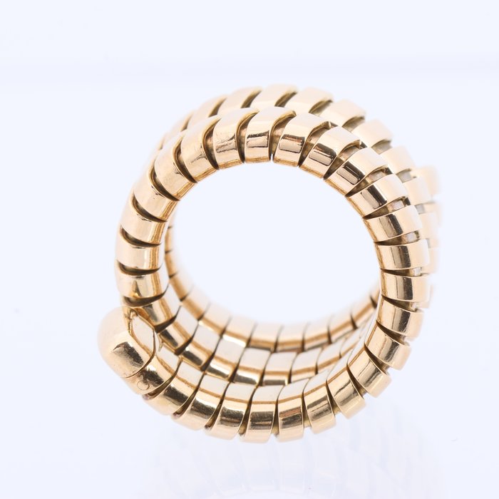 Bvlgari - Ring - Tubogas - 18 kraat Gulguld