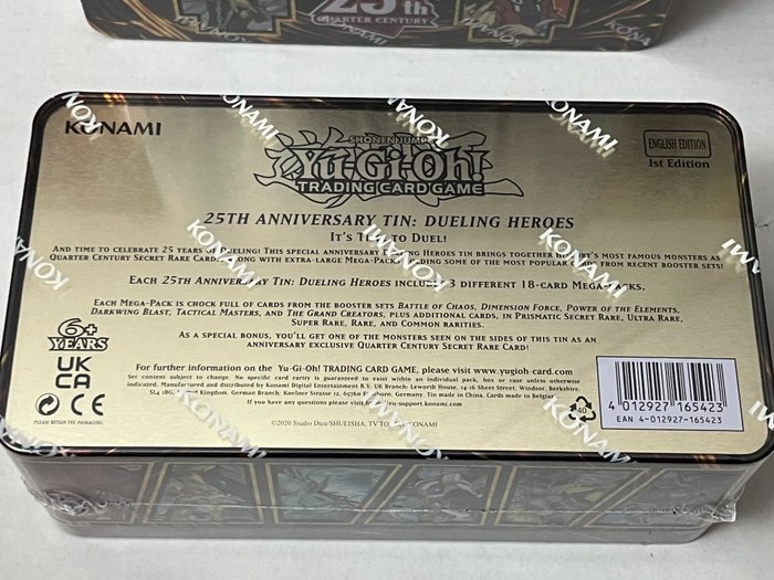 Konami - 3 Box - 25th Anniversary Tin: Dueling Heroes