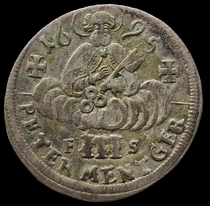 Tyskland, Ærkebispesædet i Trier. John Hugo of Orsbeck (1676-1711). 3 Albus 1695 KM# 176  (Ingen mindstepris)