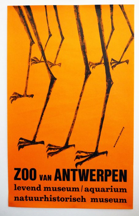 Michel Waxmann-Jeanvy - ZOO Antwerpen - Levend museum, aquarium... - 1970‹erne