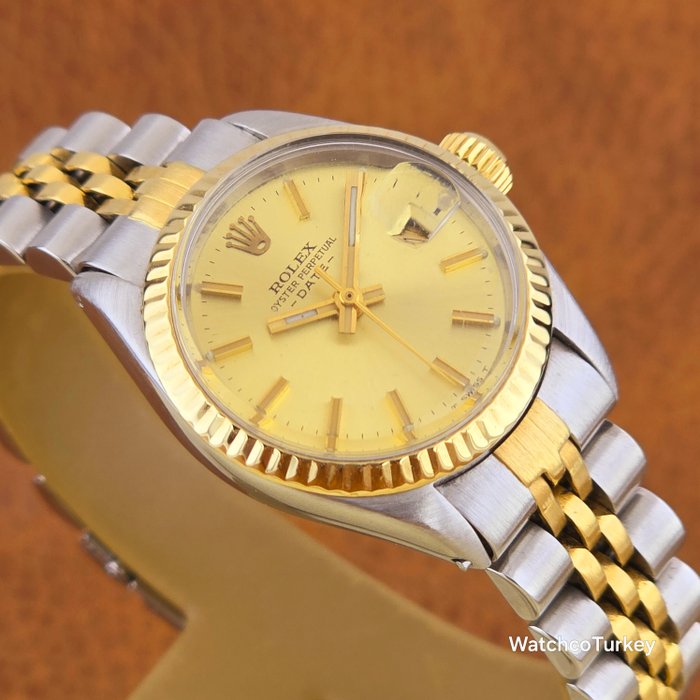 Rolex - Oyster Perpetual Date - Ingen mindstepris - Ref.6917 - Kvinder - 1969