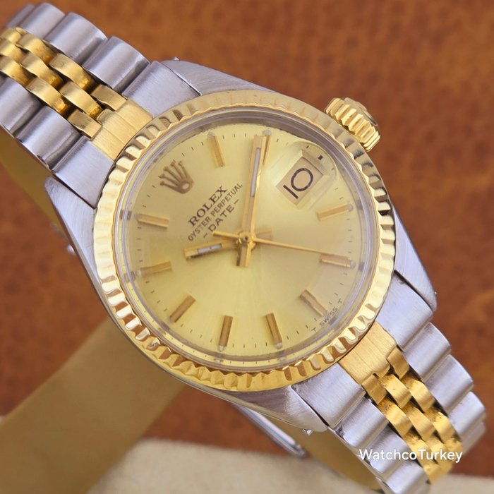 Rolex - Oyster Perpetual Date - Ingen mindstepris - Ref.6917 - Kvinder - 1969