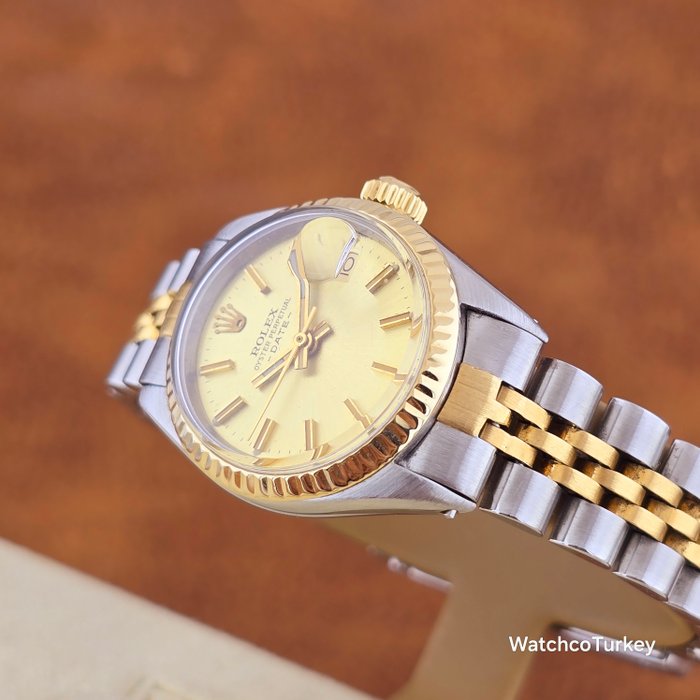 Rolex - Oyster Perpetual Date - Ingen mindstepris - Ref.6917 - Kvinder - 1969