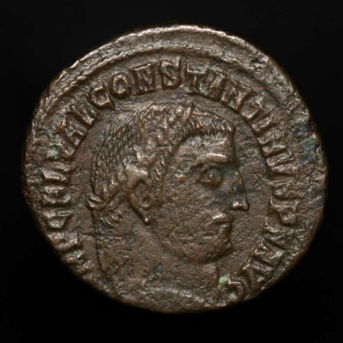 Romarriket. Constantine I (AD 306-337). Follis Minted in Alexandria, AD 316-317.  IOVI CONSERVATORI AVGG  (Ingen mindstepris)