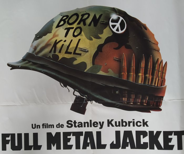 Stanley Kubrick - Affiche 60x160cm - Full Metal Jacket (1987)