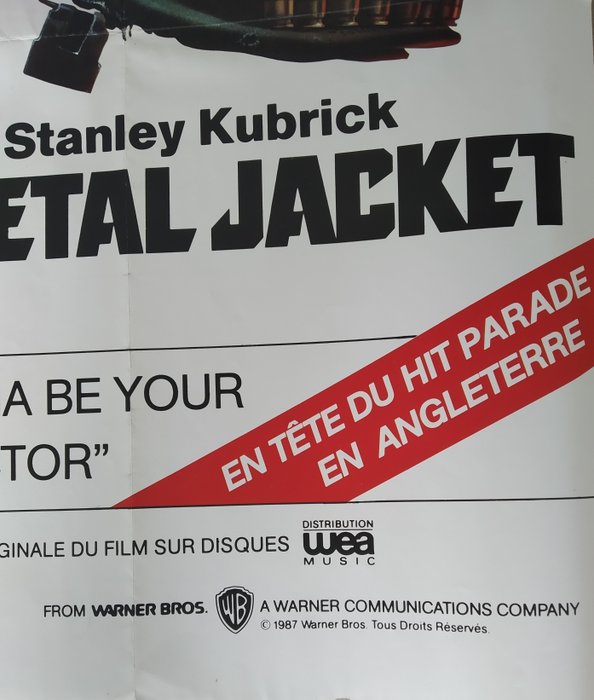 Stanley Kubrick - Affiche 60x160cm - Full Metal Jacket (1987)