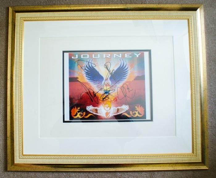 Journey - Revelation - Signed Photo - Framed - By 5 band members incl Neil Schon - Signeret foto - 2008 - Certifikat Håndunderskrevet personligt