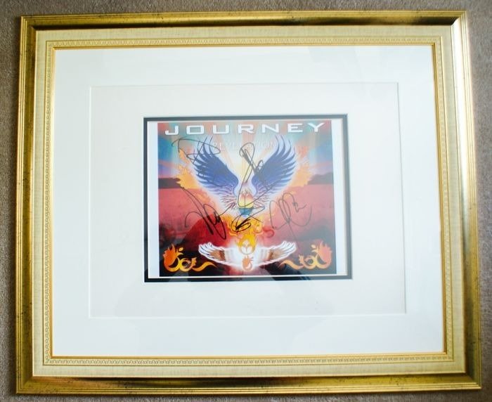 Journey - Revelation - Signed Photo - Framed - By 5 band members incl Neil Schon - Signeret foto - 2008 - Certifikat Håndunderskrevet personligt