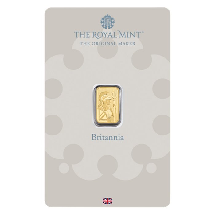 1 gram - Guld - Royal Mint UK - BRITANNIA  (Ingen mindstepris)