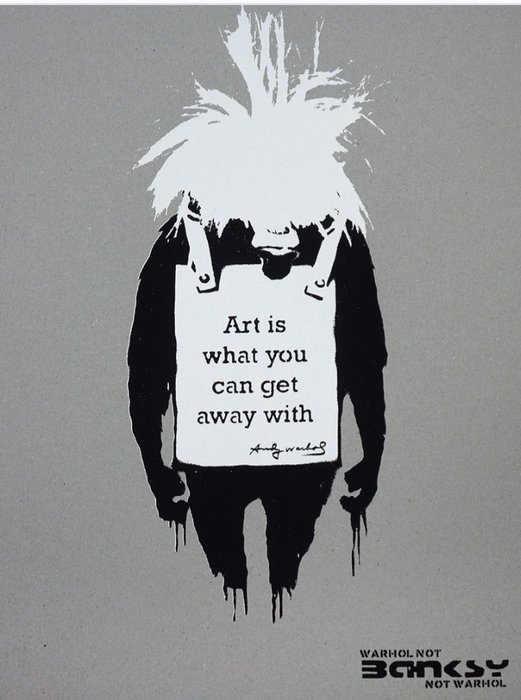 Warhol Not Not Banksy Warhol - NOT NOT BANKSY NOT WARHOL STOT21stCplanB