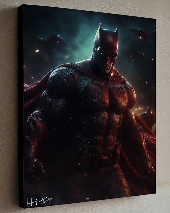 Jacob Hitt - Canvas ready-to-hang - BATMAN - w/COA listed artist