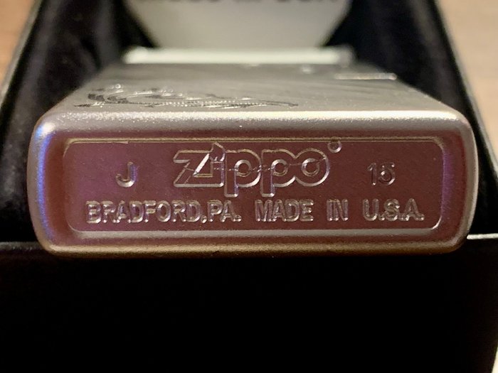 Zippo - Florentine - Lighter - Stål (rustfrit)