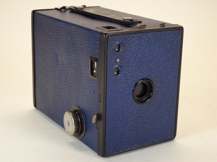 Kodak No.2 Brownie Model F blauw Analogt kamera