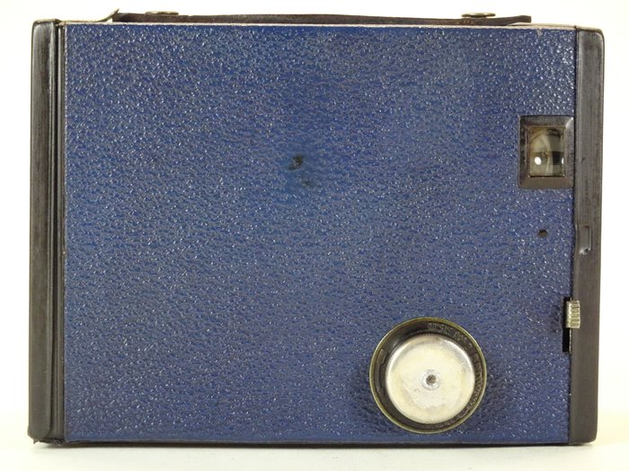 Kodak No.2 Brownie Model F blauw Analogt kamera