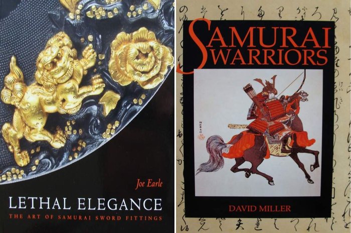 2 Books : - The Art of Samurai Sword Fittings + Samurai Warriors - 2011