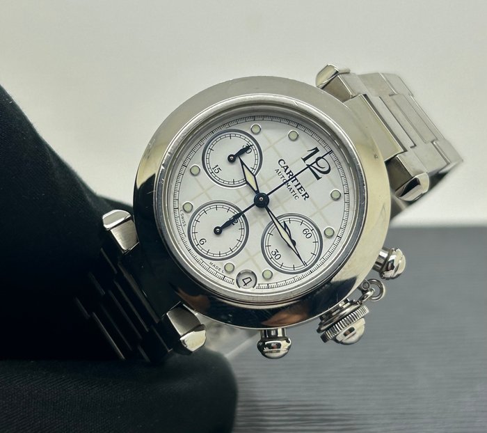 Cartier - Pasha C Chronograph - 2412 - Mænd - 2000-2010