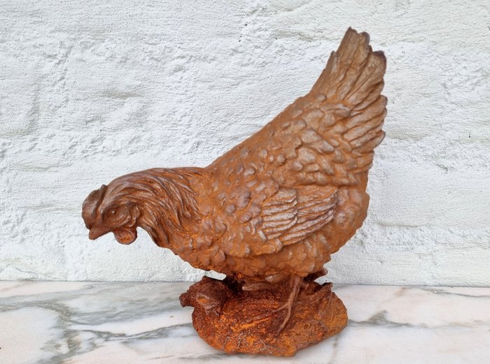 Statuette - Chicken - Jern