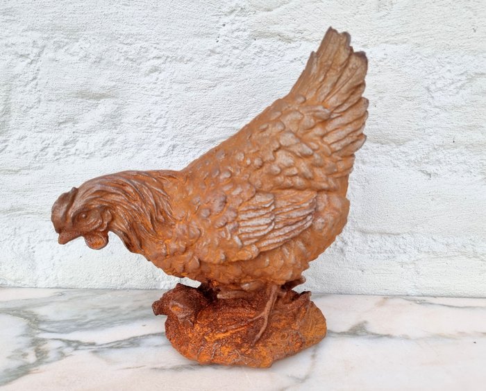 Statuette - Chicken - Jern