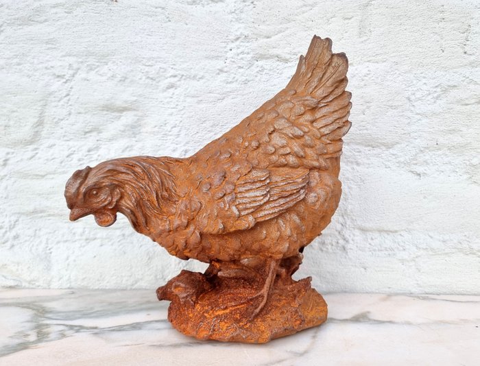 Statuette - Chicken - Jern