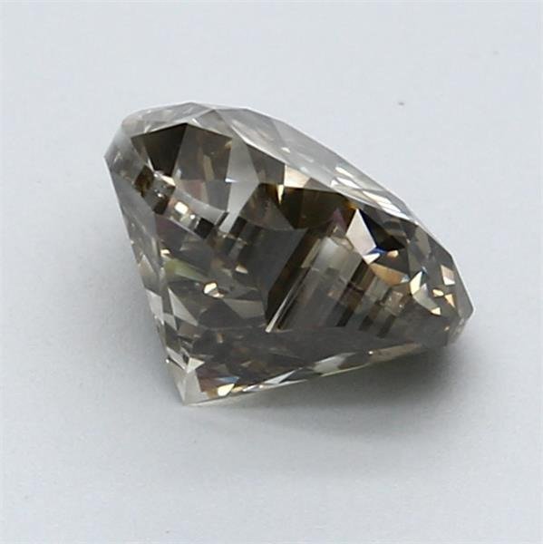 1 pcs Diamant  (Naturfarvet)  - 2.00 ct - Hjerte - Fancy dark Grønlig Grå - SI2 - Gemological Institute of America (GIA)