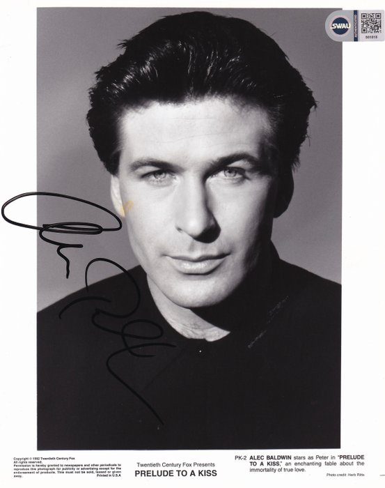 Prelude to a Kiss - Signed by Alec Baldwin (Peter Hoskins)