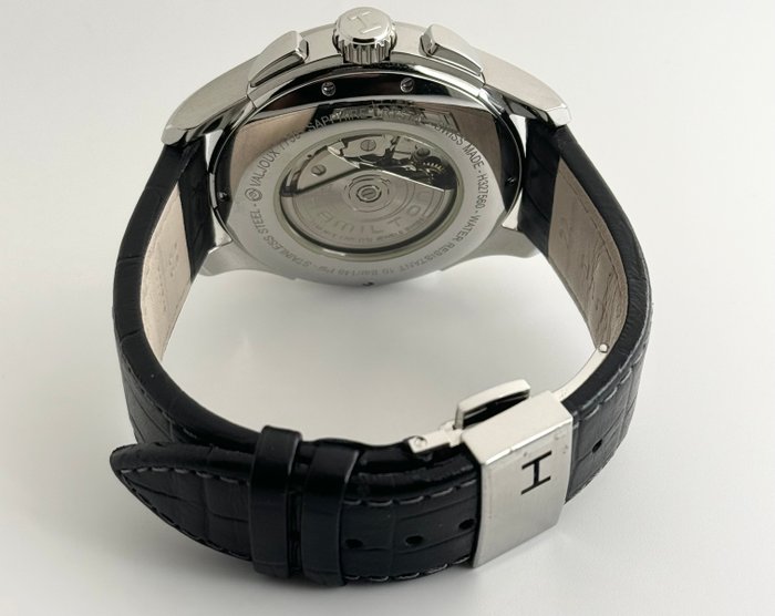 Hamilton - Jazzmaster Open Secret Chronograph - Ingen mindstepris - H327560 - Mænd - 2000-2010