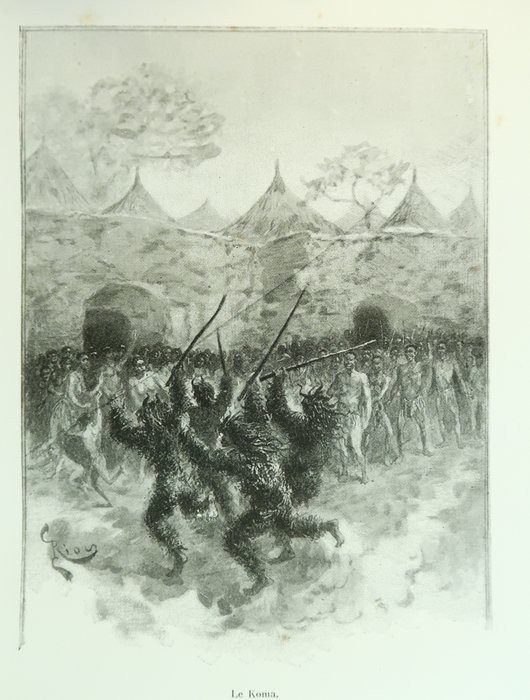 Parfait-Louis Monteil / Marquis De Vogue / Riou - De Saint-Louis a Tripoli Par le Lac Tchad ‎Voyage à travers le Soudan et du Sahara - 1895