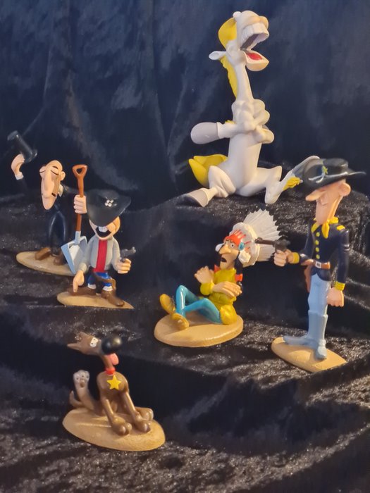 Lucky Luke - 6 Figurine - Atlas / Leblon Delienne