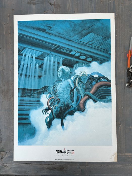 Katsuhiro Otomo - Mash-Room LTD - Zeldzame Collectors-Editie Akira Poster (1982-1993) – Luxe Geribbeld Papier - 1990‹erne