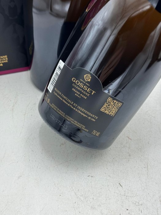 Gosset, Grand Rosé - Champagne Brut - 2 Flasker (0,75 L)