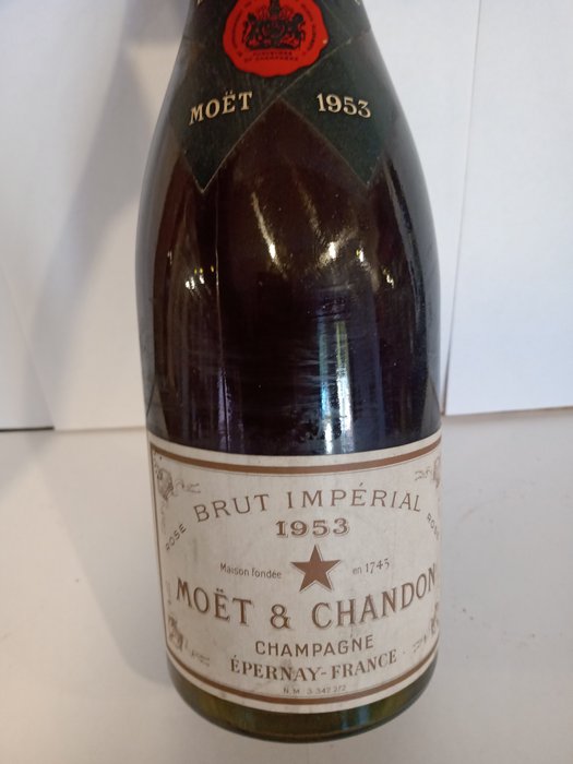 1953 Moët  Chandon, Brut Imperial Rose - Champagne Brut - 1 Flasker (0,75 L)